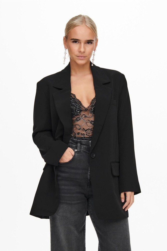 ONLLANA-BERRY L/S OVS BLAZER TLR NOOS 15245698 Black