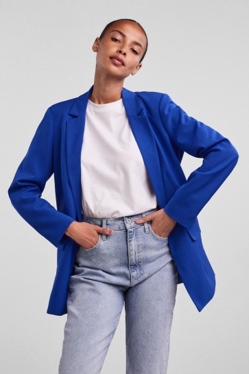 Pieces Blazer PCBOSSY LS LOOSE BLAZER NOOS 17114792 Mazarine Blue