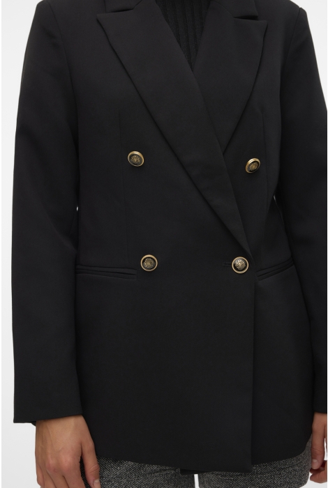 Vero Moda vmelma ls loose gold button blazer