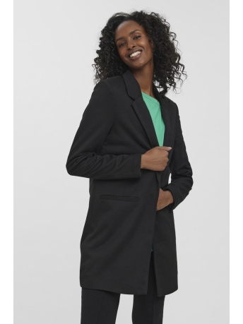 Vero Moda Blazer VMVERINA LS LONG BLAZER NOOS 10258618 Black