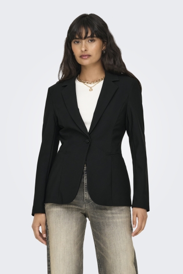 Only Blazer ONLTRAVEL L/S FIT BLAZER TLR 15324877 BLACK