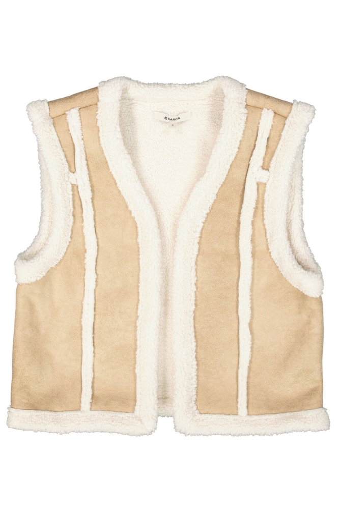 GILET U40093 4240 Neutral beige