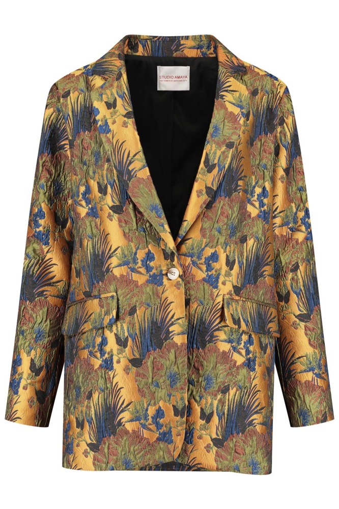 JAZZY BLAZER FLOWER PRINT