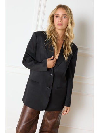 Refined Department Blazer BODI LADIES WOVEN TWILL BLAZER R2408453477 999 BLACK