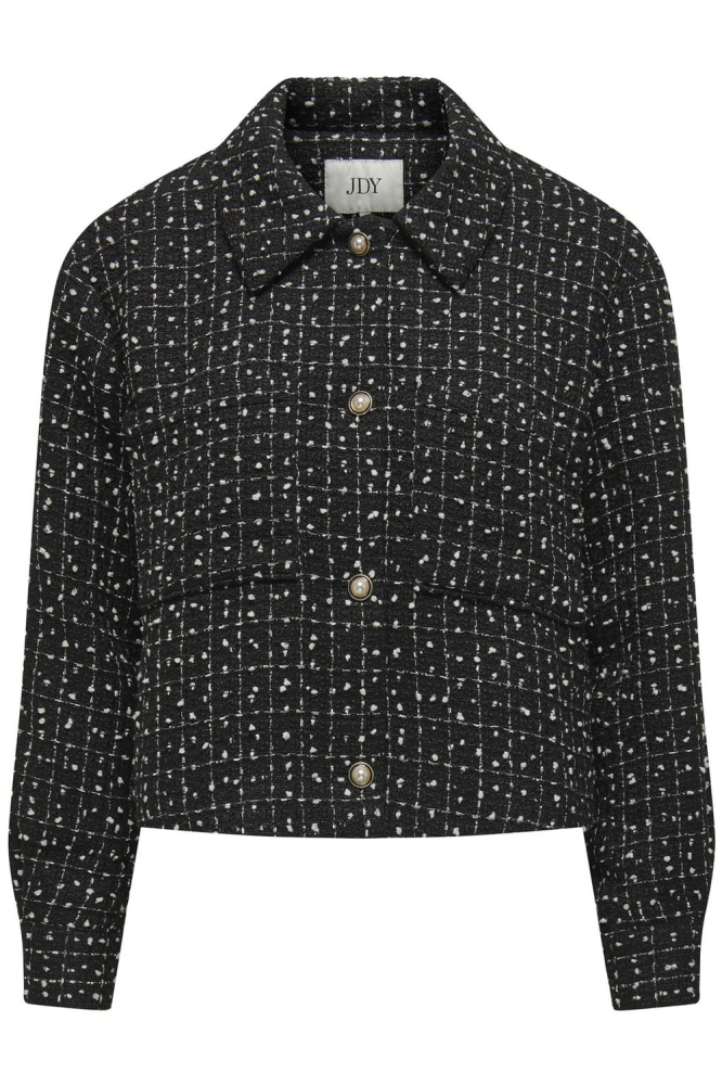 JDYVERA L/S BOUCLE POCKET BLAZER PN 15330486 Black/TWEED