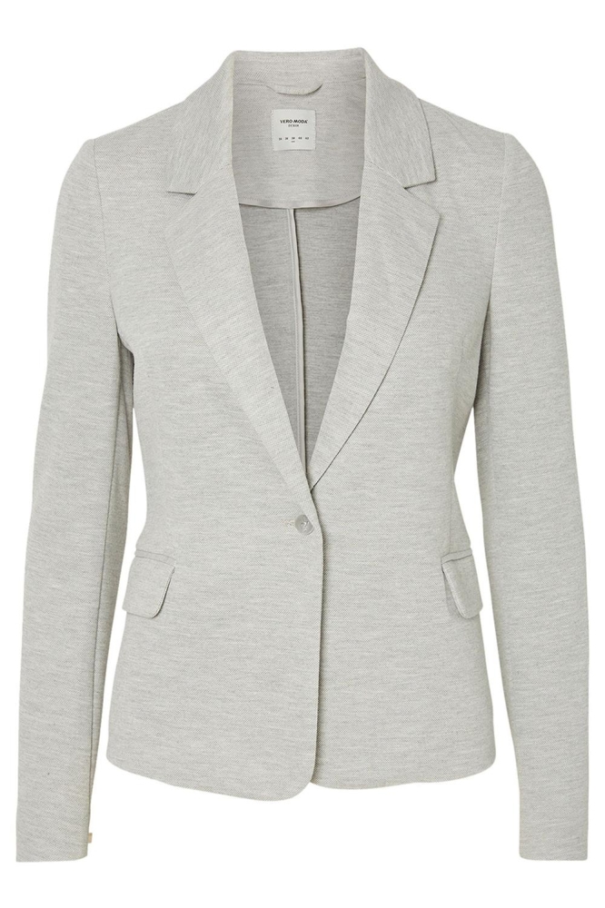 VMJULIA LS BLAZER JRS NOOS 10154123 LIGHT GREY MELANGE