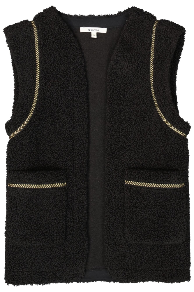 TEDDY GILET W40091 60 Black