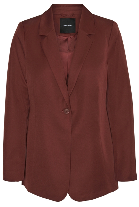 Vero Moda vmtara ls fitted slit blazer boo