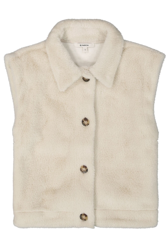 TEDDY GILET X40291 TURTLEDOVE