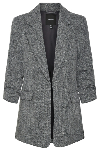 Vero Moda Blazer VMFRIDA 3/4 REGULAR BLAZER NOOS 10306404 BLACK/SALT AND PEPPER