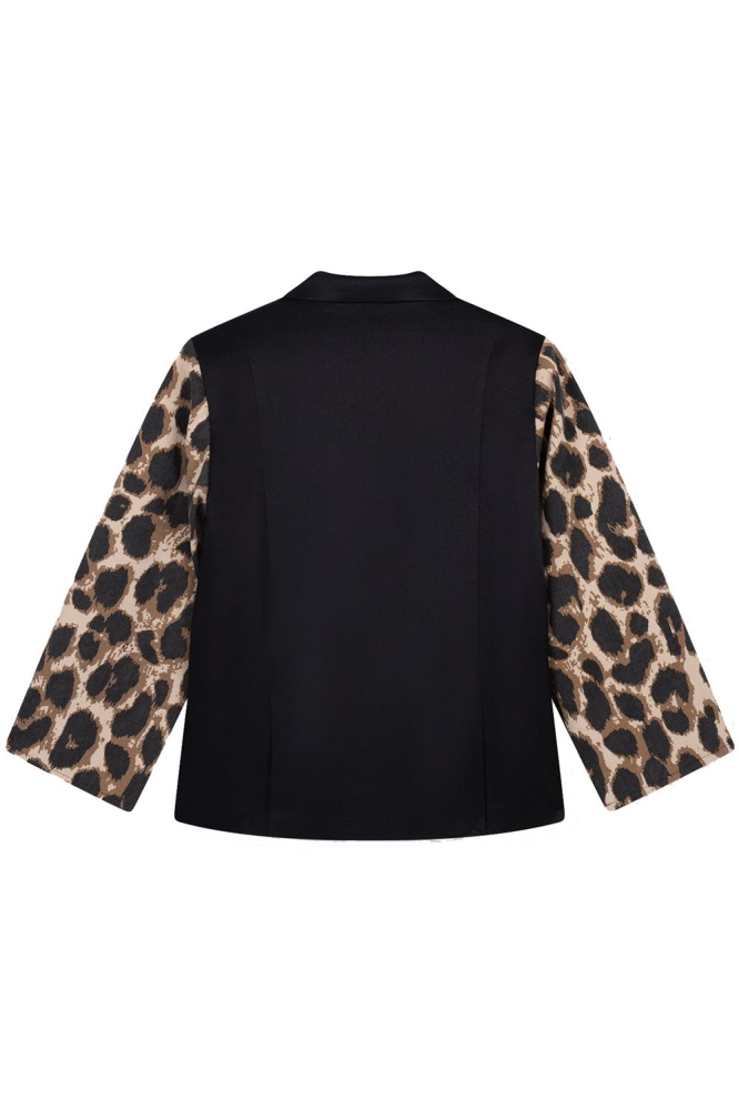 SUKI WOVEN OVERSIZED BLAZER SL R2412453632 850 LEOPARD