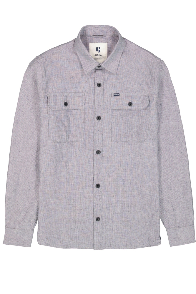 OVERSHIRT C51301 8571 Blue Melee