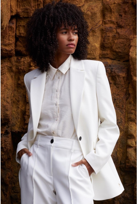 winter white blazer