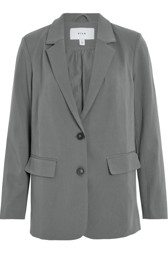 VIVARONE LOOSE BLAZER-NOOS 14096218 Medium Grey Melange