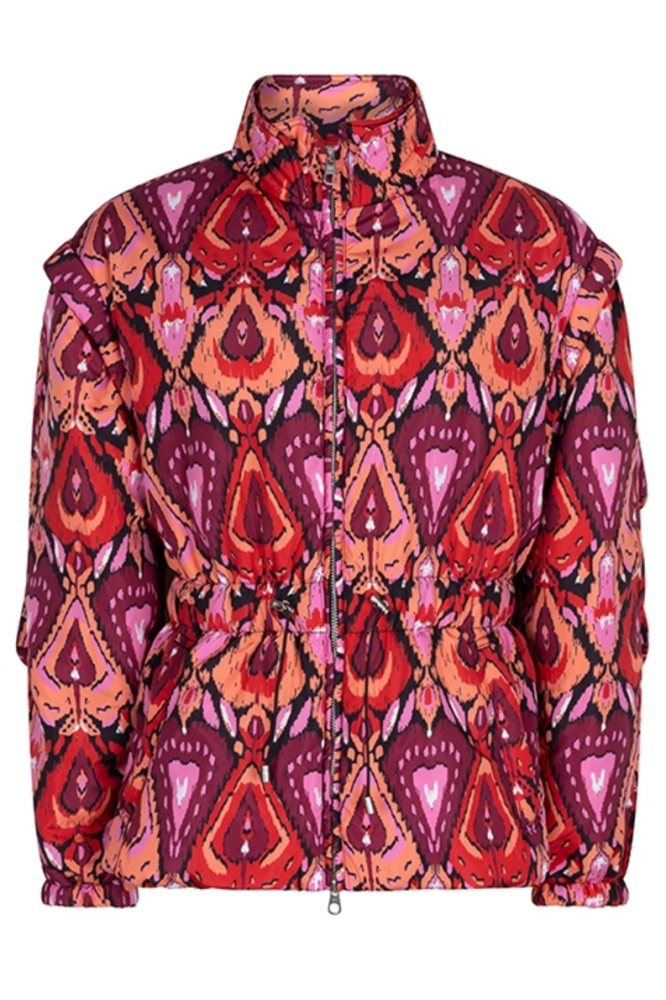 JACKET VEDA PI41 787 heart ikat print