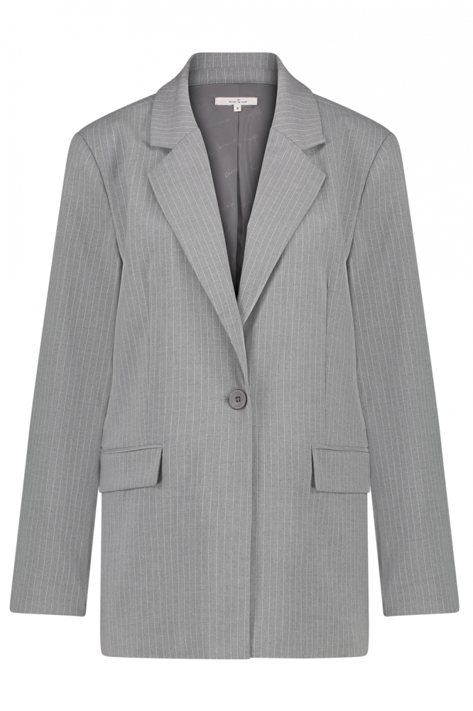 JOSHA BLAZER W24 20 7234 Light grey striped