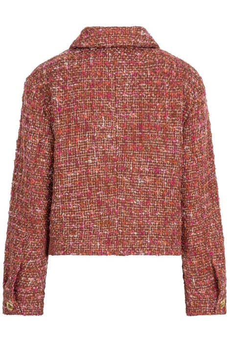 EsQualo blazer boucle multicolor short