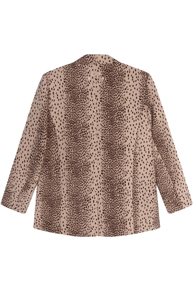 BODI LADIES WOVEN LEOPARD BLAZER R2407459440 850 LEOPARD