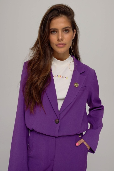 Harper & Yve Blazer FREDERIQUE BL SS25N206 919 deep violet