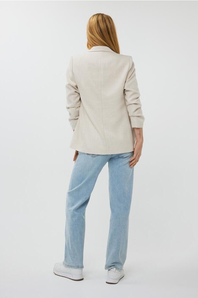 BLAZER LINEN LOOK SP25 10010 180 sand