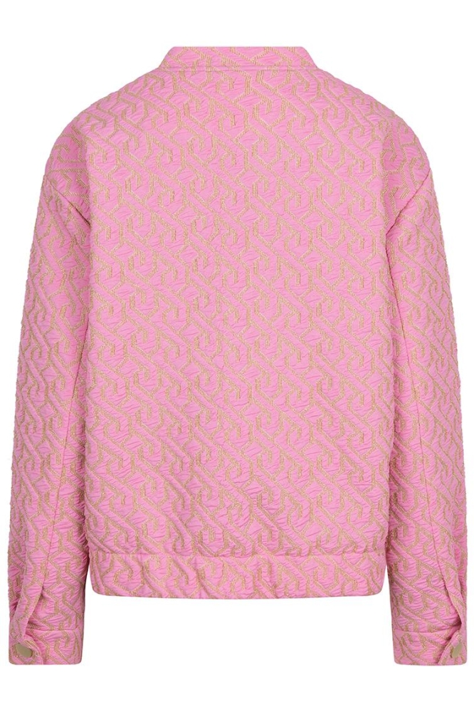 JACKET BOMBER JACQUARD SP25 19020 420 rose