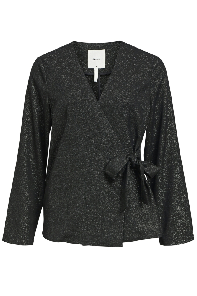 OBJEVELLYN LISA LS RE BLAZER E WI 3 23046293 BLACK/GLITTER