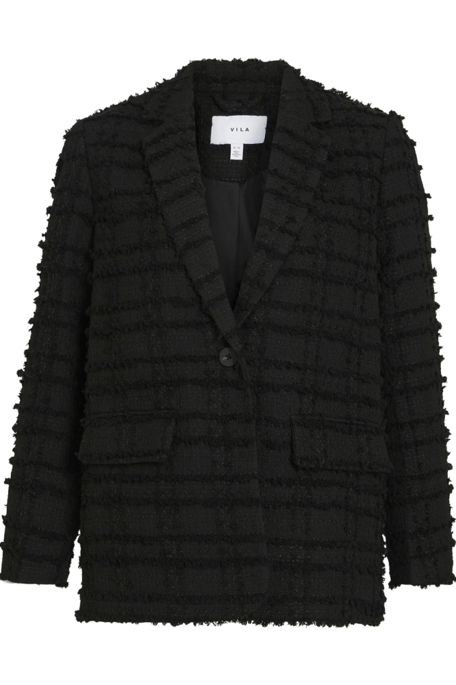 VIARISANA L/S BLAZER/BFS 14104257 BLACK BEAUTY