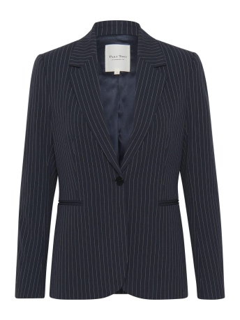 Part Two Blazer TAYLORSPW BZ 30308265 303291 DARK NAVY PINSTRIPE