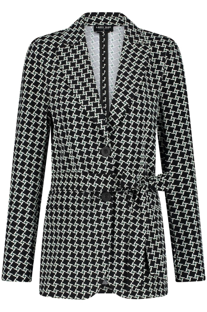 LOIS BLAZER L46 495 2130 MYSTIC CHECK PRINT