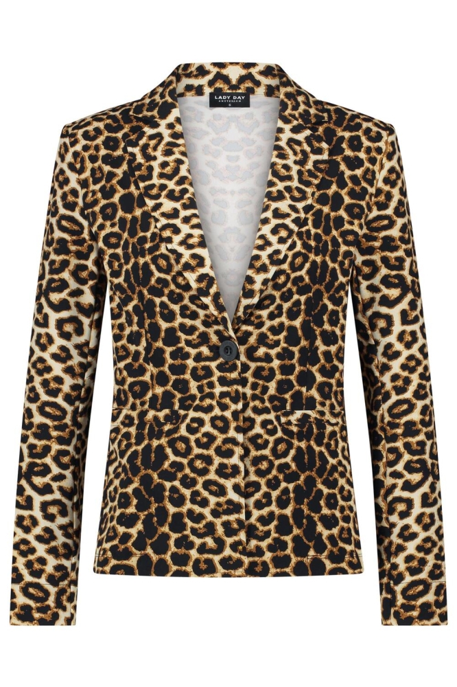 BILLY BLAZER L46 498 2701 LEOPARD PRINT