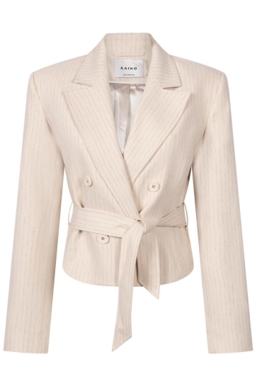 Aaiko Blazer MAE STRIPE VIS 526 114300 LES BLANCS