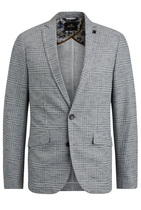 Vanguard blazer knitted check scura