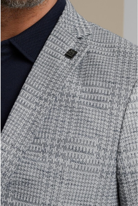 Vanguard blazer knitted check scura