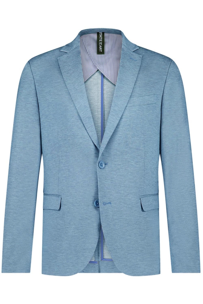 GEMELEERDE BLAZER VAN GEBREIDE STOF 71115811 5311