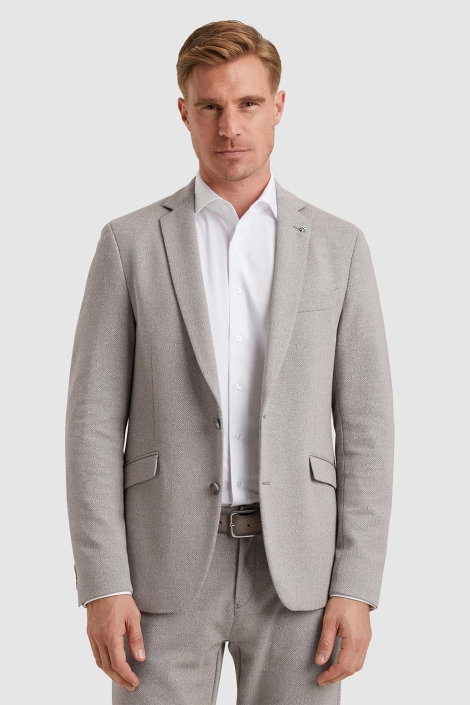 Vanguard blazer linen blend scura