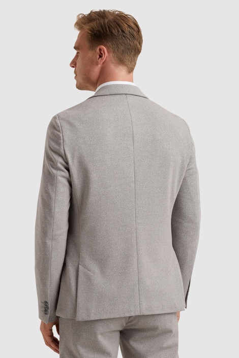 Vanguard blazer linen blend scura