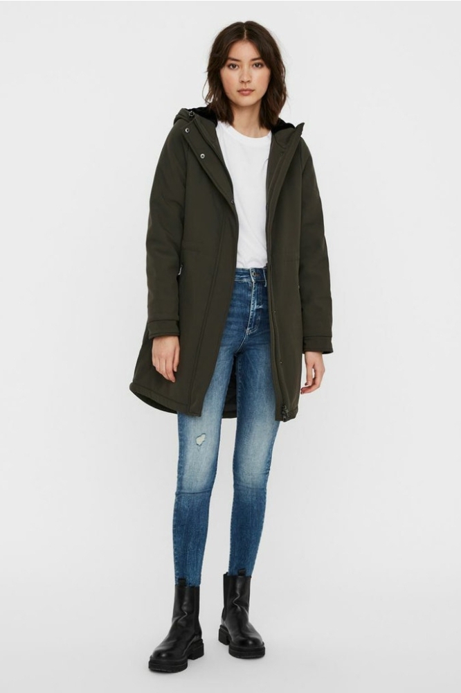 Vmcleanmila 3 4 Jacket Noos 10235311 Vero Moda Jas Peat