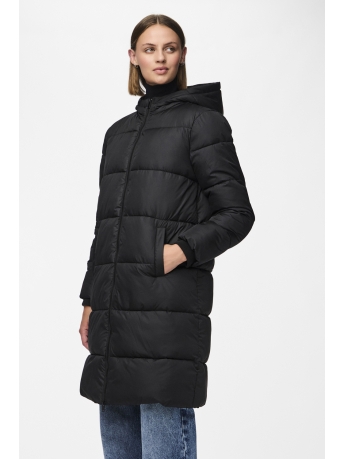 Pieces Jas PCBEE NEW LONG PUFFER JACKET BC 17115627 BLACK