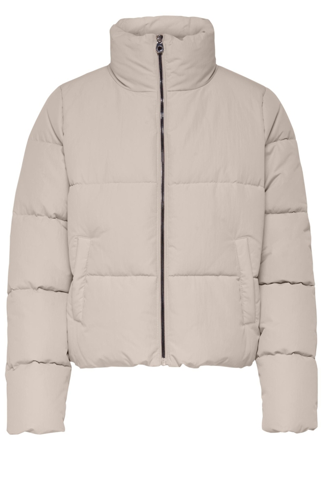 ONLDOLLY SHORT PUFFER JACKET OTW NO 15205371 PUMICE STONE