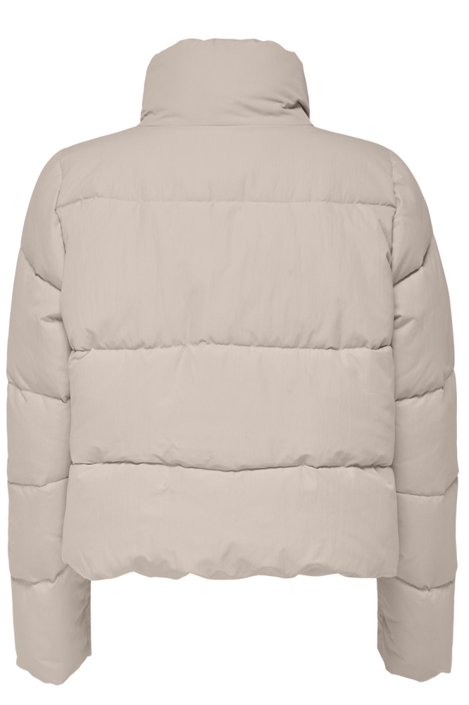 ONLDOLLY SHORT PUFFER JACKET OTW NO 15205371 PUMICE STONE