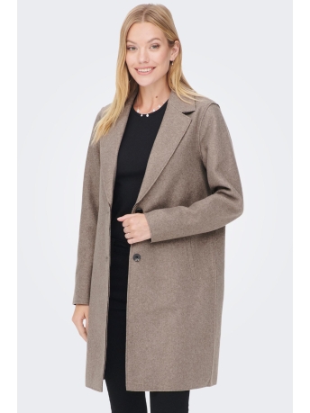 Only Jas ONLCARRIE BONDED COAT OTW NOOS 15213300 CARIBOU/MELANGE