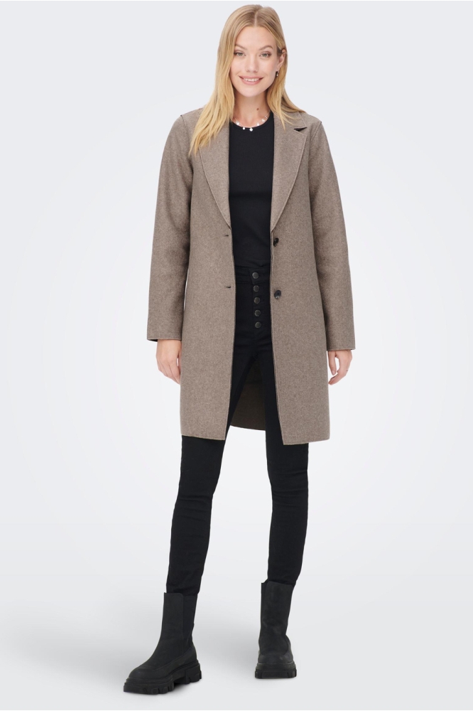 ONLCARRIE BONDED COAT OTW NOOS 15213300 CARIBOU/MELANGE