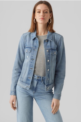 Vero Moda Jas VMZORICA LS DENIM JACKET MIX NOOS 10279789 Light Blue Denim