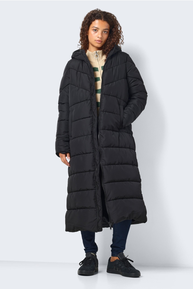 NMDALCON L/S X-LONG COAT NOOS 27026538 Black