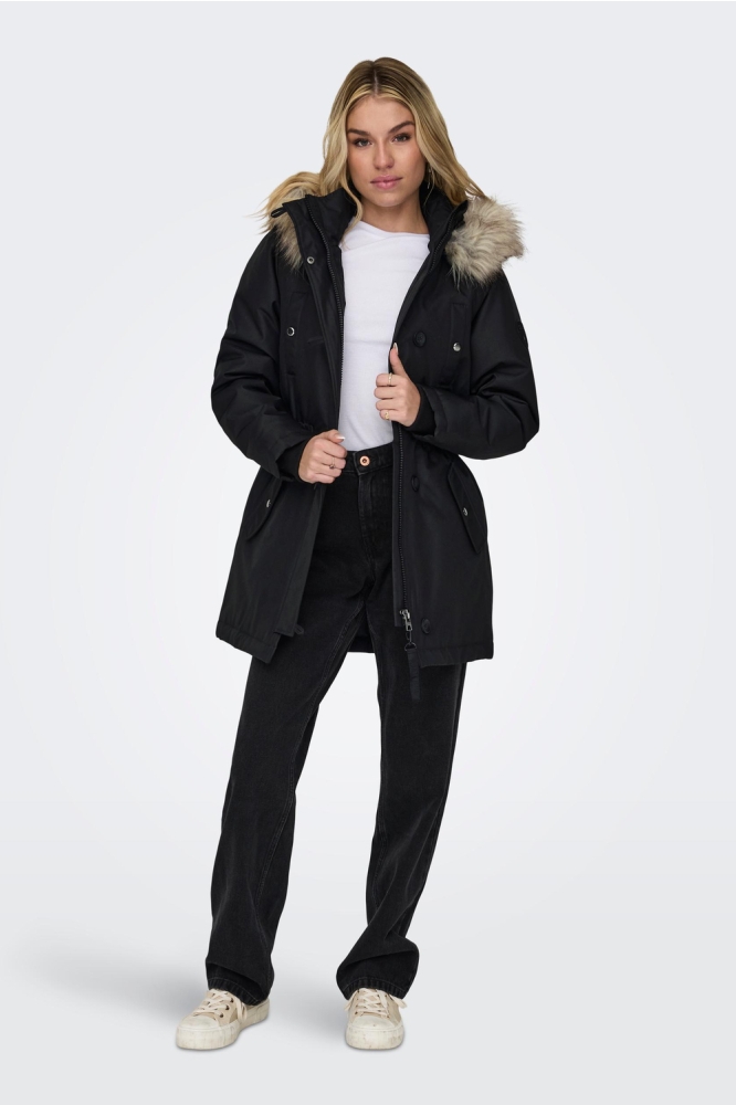 ONLIRIS FUR WINTER PARKA CC 2023 OT 15304625 BLACK