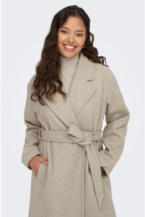 Jacqueline de Yong jdyviola long coat w. belt otw hab