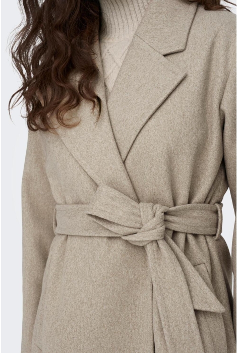 Jacqueline de Yong jdyviola long coat w. belt otw hab