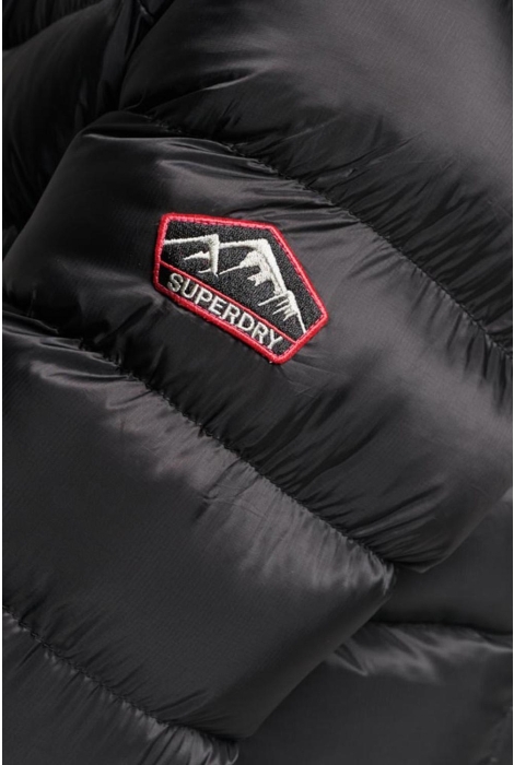 Voorrecht dek vrek hooded fuji padded jacket w5011593a superdry jas black