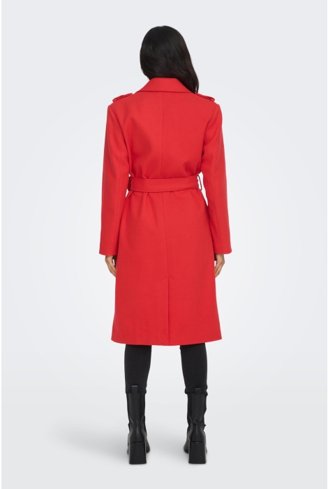 onlsif filippa high risk red 15292803 belted life cc coat only jas