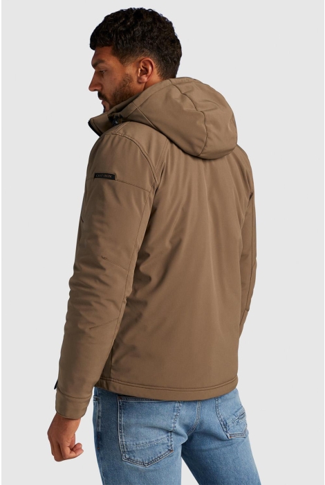 Cast Iron hooded jacket softshell superbolt